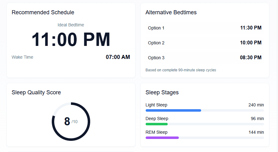 Interactive calculators